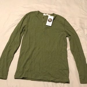 TOPMAN •long sleeve thermal/Henley *NEW WITH TAGS*